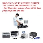 ĐỔ MỰC, THAY THẾ LINH KIỆN, HỘP MỰC MÁY IN